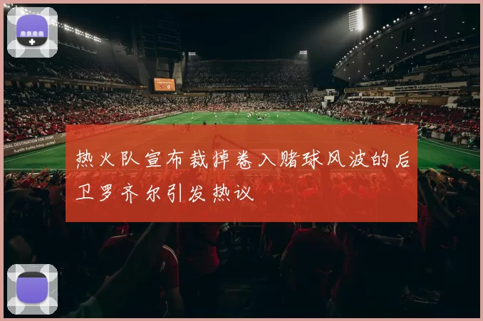 热火队宣布裁掉卷入赌球风波的后卫罗齐尔引发热议